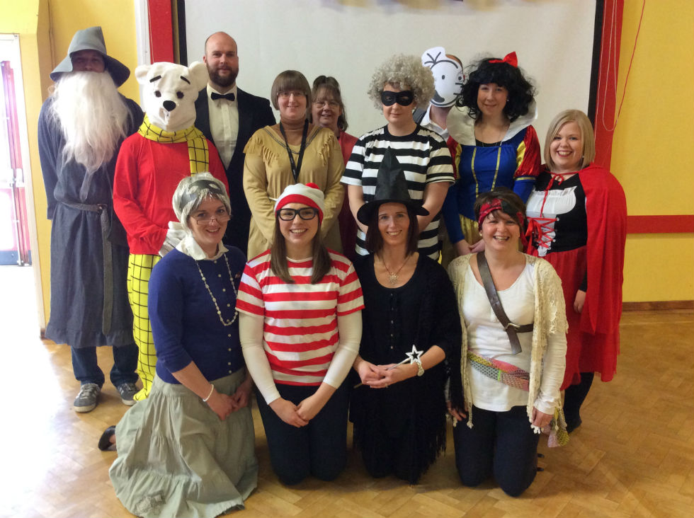Staff celebrate World Book Day too!