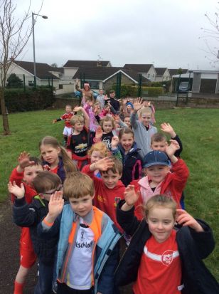 P1/2 walk 1 mile for Sport Relief