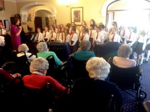 Entertaining Residents at Prospect Nursing Home